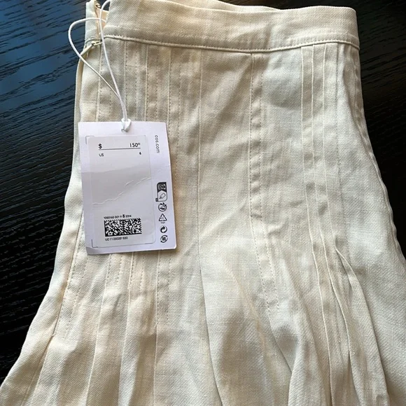 COS Linen skirt, size 6, NWT - Picture 6 of 6